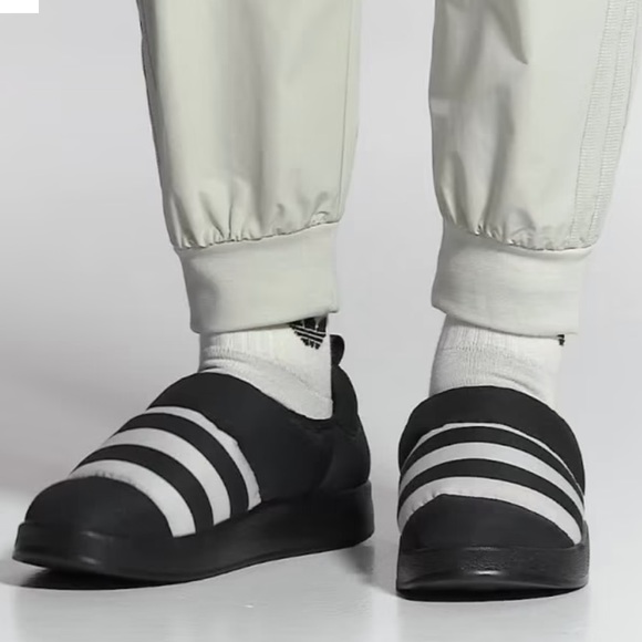 adidas Puffylette Black - Picture 2 of 8